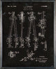 Drafting Compass Patent Wall Art