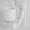 Rockland White Antler Wall Sconce