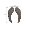 Magnesia Vintage Look Angel Wings
