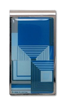 Biltmore Blue Money Clip by Frank Lloyd Wright