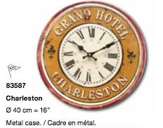 Grand Charleston Hotel Wall Clock