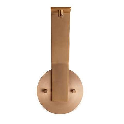 Condor Cord Support Wall Sconce, Vintage Brass